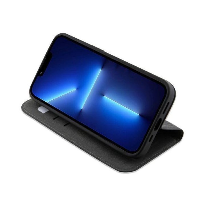 Karl Lagerfeld KLBKP14LSANKCPK iPhone 14 Pro 6,1 knygų dėklas juoda/juoda Saffiano Karl & Choupette
