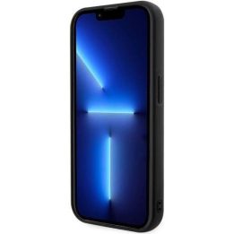 Karl Lagerfeld KLHCP14L3DRKHNK iPhone 14 Pro 6,1 juodos/juodos spalvos deklas Rubber Choupette 3D