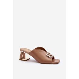 Elegantiški moteriški sandalai Laura Messi 2771 Smėlio spalvos
