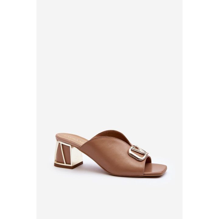 Elegantiški moteriški sandalai Laura Messi 2771 Smėlio spalvos