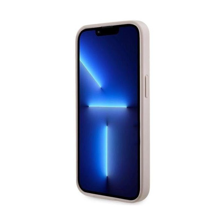 Guess GUHMP13LP4RPSP iPhone 13 Pro / 13 6.1 rožinės/rožinės spalvos deklas 4G Printed Stripes MagSafe