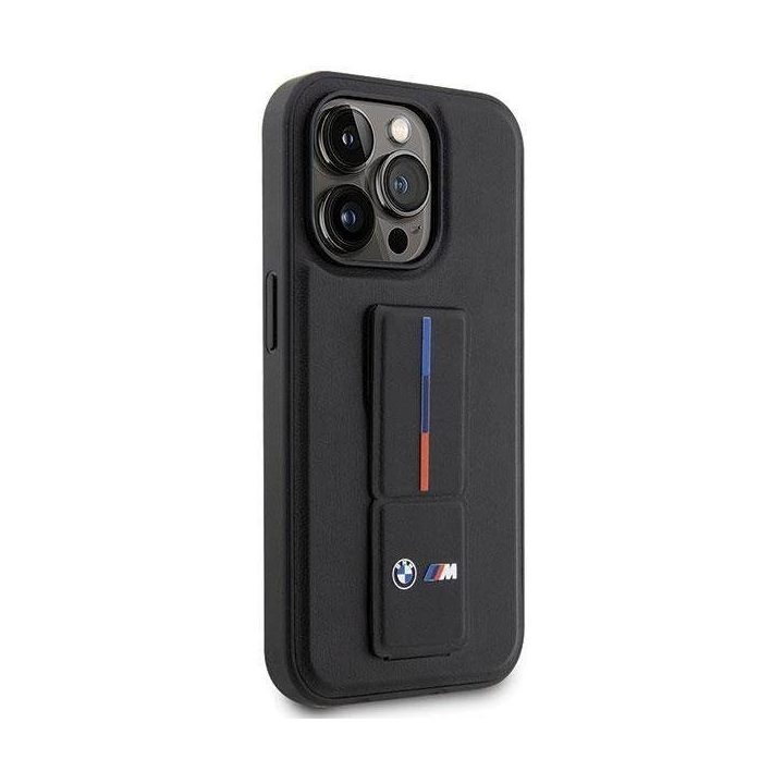 Dėklas BMW BMHCP14X22GSLK iPhone 14 Pro Max 6,7 , juodos/juodos spalvos deklas Grip Hot Stamp