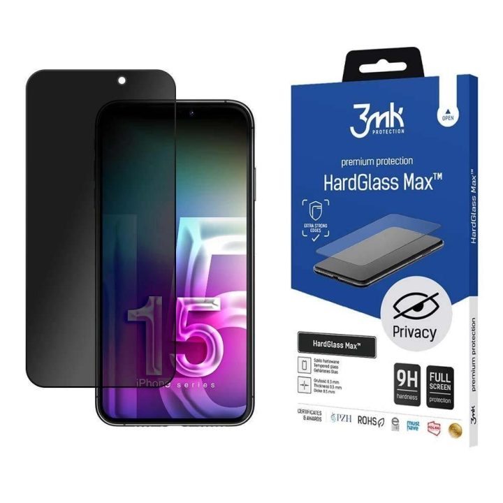 Apple iPhone 15 Plus - HardGlass Max Privacy™