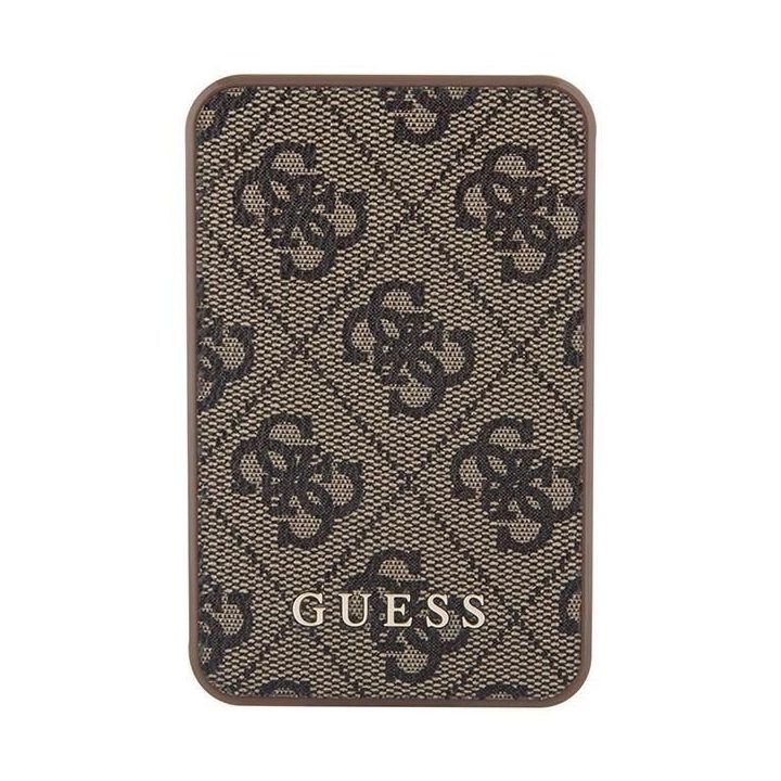 Guess Powerbank 15W GUPB5LP4GEGW 5000mAh rudos/rudos spalvos 4G odinis metalinis logotipas