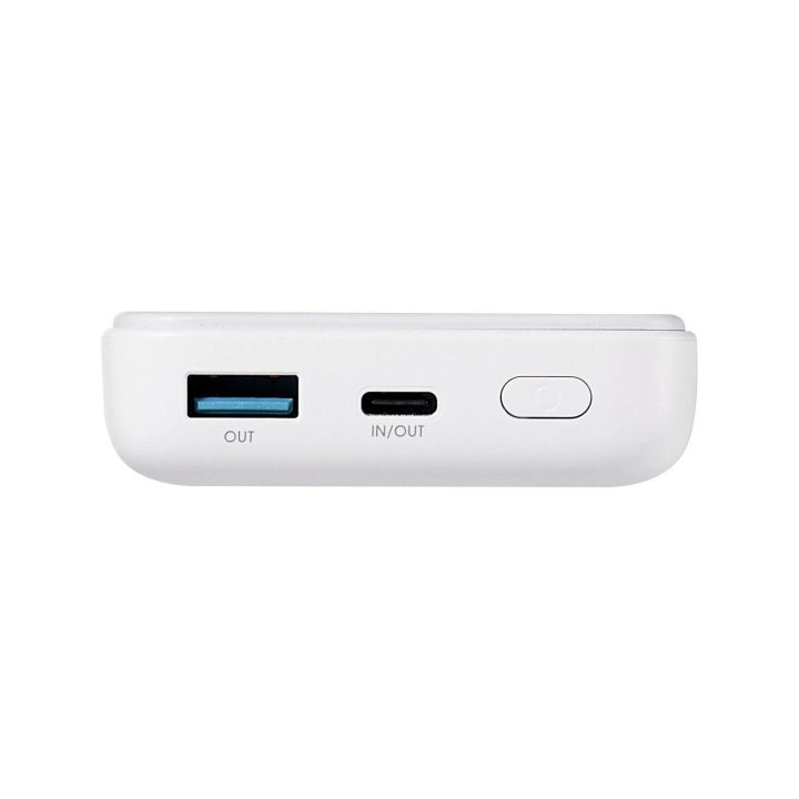 Power Bank 10000mAh 20W galios greitojo įkrovimo magnetinis Qi 15W belaidis įkroviklis iPhone , suderinamas su MagSafe , baltas
