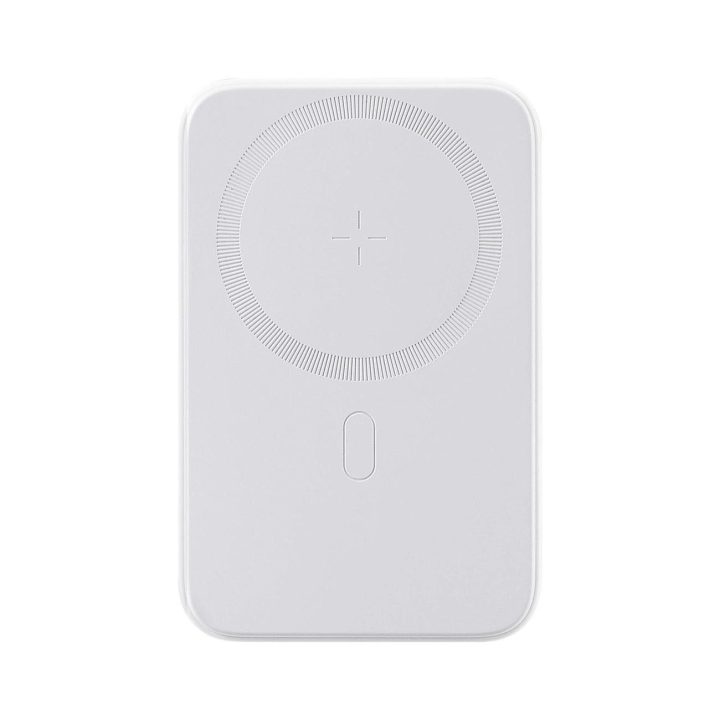 Power Bank 10000mAh 20W galios greitojo įkrovimo magnetinis Qi 15W belaidis įkroviklis iPhone , suderinamas su MagSafe , baltas