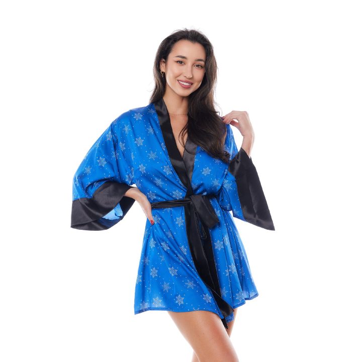 Chalatas Aster Robe Mėlynas