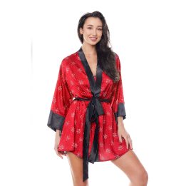 Chalatas Aster Robe Raudonas