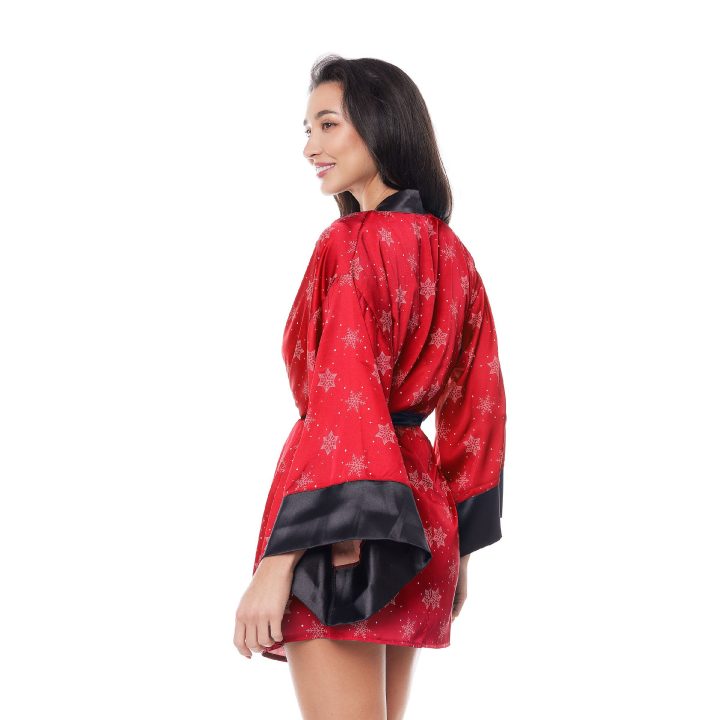 Chalatas Aster Robe Raudonas
