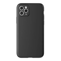 Minkštas dėklas Samsung Galaxy A04s plonas silikoninis dangtelis juodas