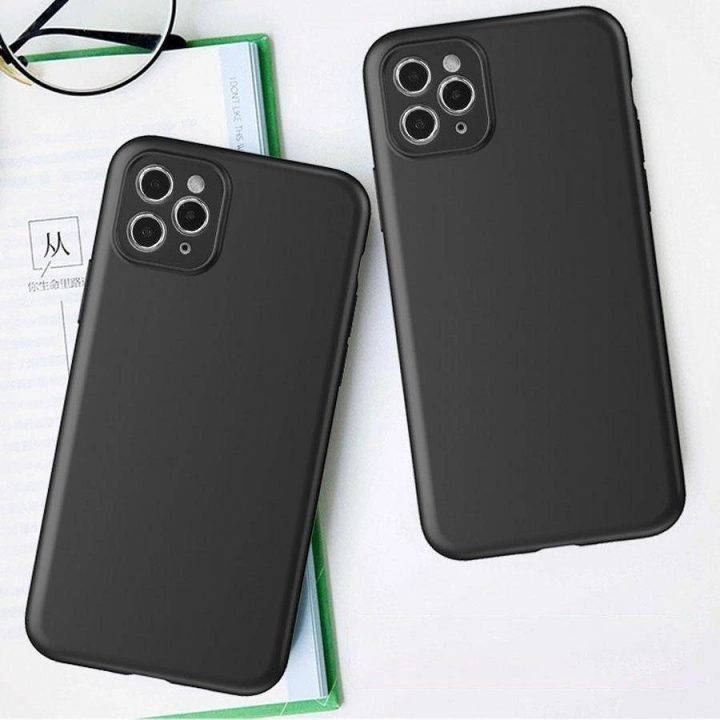 Minkštas dėklas Samsung Galaxy A04s plonas silikoninis dangtelis juodas
