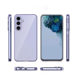 Skaidrus silikoninis dėklas S23 FE, skaidrus