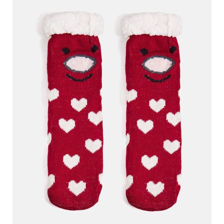 Raudonos Lotis avikailio kojinės
