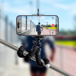 Trikojis telefonui ir asmenukių fotoaparatui su trikoju