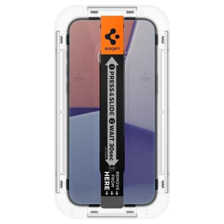 SPIGEN GLAS.TR EZ FIT GRŪDINTAS STIKLAS IPHONE 15 PLUS PRIVATUMAS