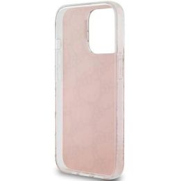 Hello Kitty IML Gradient Electrop Crowded Kitty Head dėklas iPhone 15 Pro Max - Rožinis