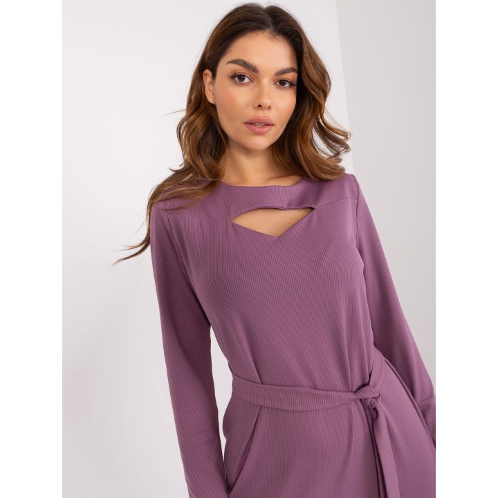 Violetinė suknelė