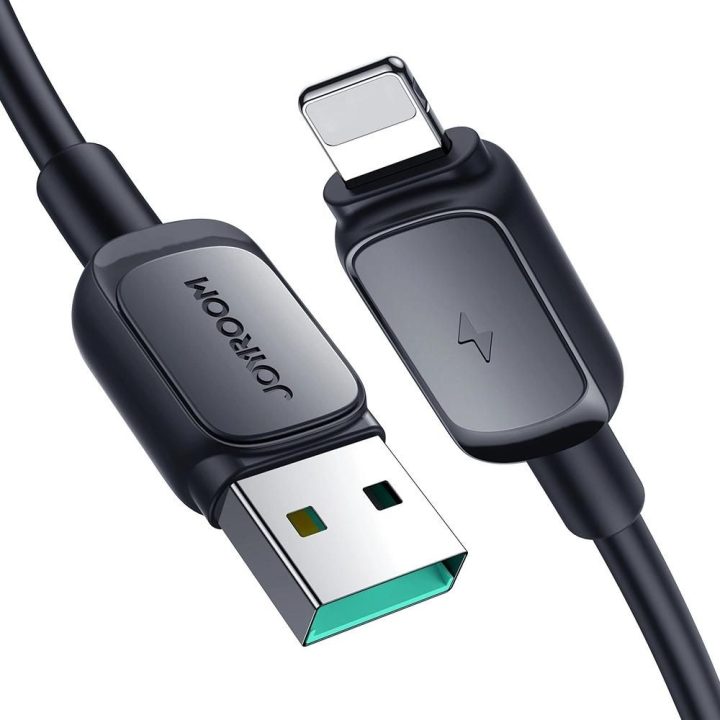 Lightning - USB 2.4A kabelis 1,2 m S-AL012A14 - juodas