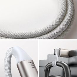 2 in 1 Lightning laidas ir indukcinis įkroviklis, skirtas Apple Watch , 1,5 m, baltas (S-IW011)