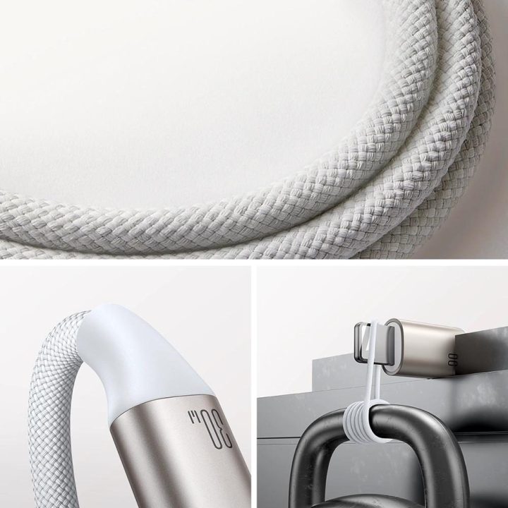 2 in 1 Lightning laidas ir indukcinis įkroviklis, skirtas Apple Watch , 1,5 m, baltas (S-IW011)