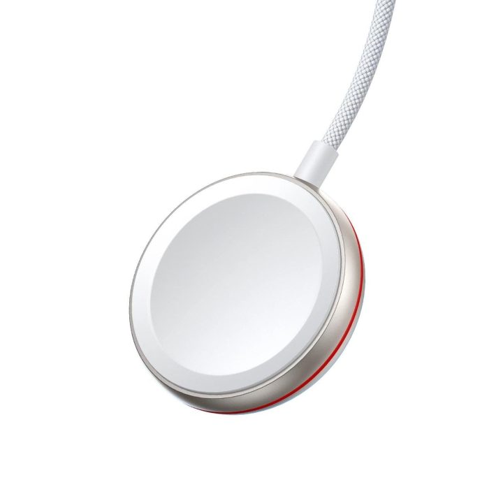 2 in 1 Lightning laidas ir indukcinis įkroviklis, skirtas Apple Watch , 1,5 m, baltas (S-IW011)