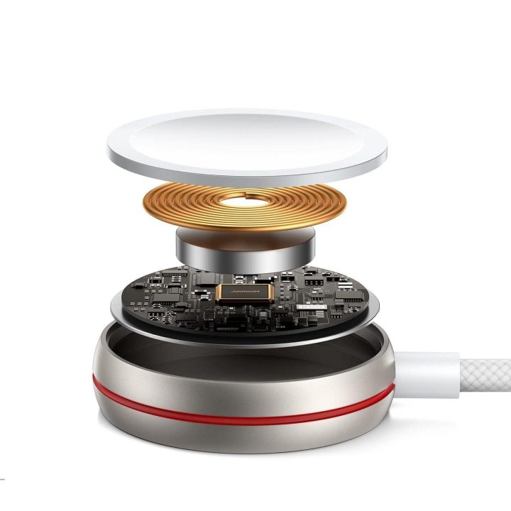 2 in 1 Lightning laidas ir indukcinis įkroviklis, skirtas Apple Watch , 1,5 m, baltas (S-IW011)