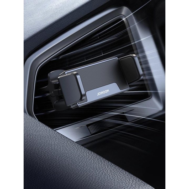 automobilinis telefono laikiklis oro ventiliacijos angai, juodas (JR-ZS377)