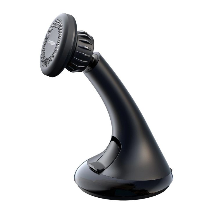 automobilio magnetinis telefono laikiklis, skirtas kabinai, prietaisų skydeliui ir langams, juodas (JR-ZS356)