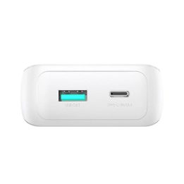 Mini maitinimo bankas su įmontuotais laidais JR-PBC06 30W 10000mAh - baltas