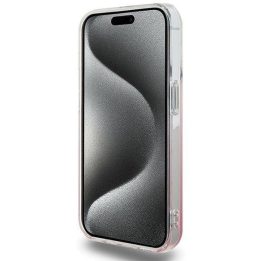 Hello Kitty IML Gradient Electrop Kitty Head dėklas iPhone 14 Pro Max - rožinis