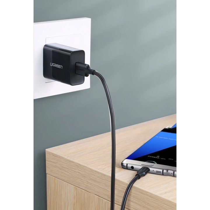 kabelis USB 3.0 - C tipo USB 1 m 3A kabelis, juodas (20882)