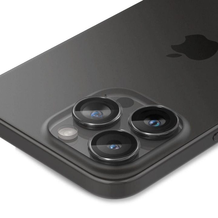 Spigen Glass tR EZ Fit Optik Pro 2 pakuotės, krištolo skaidrumo - iPhone 15 Pro/15 Pro Max