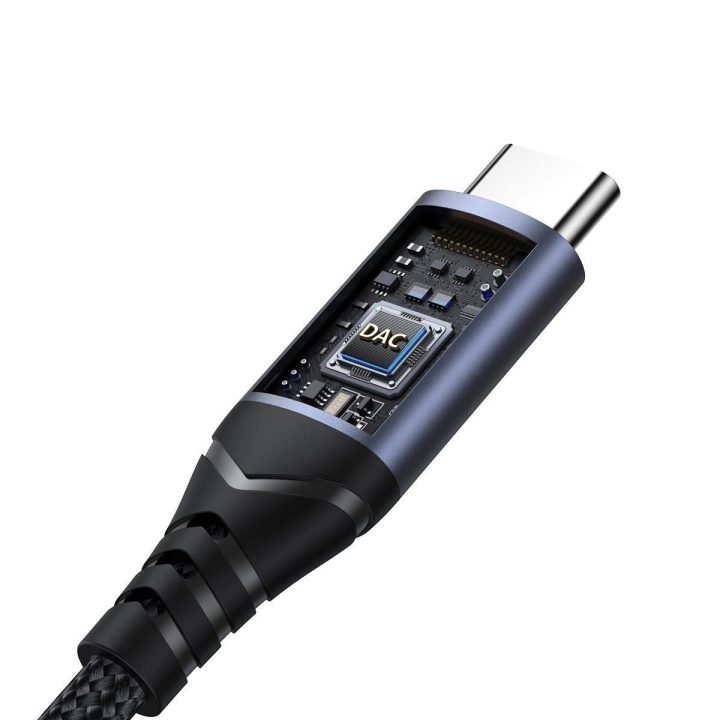 SY C DAC adapteris su 3,5 mm mini lizdu - juodas