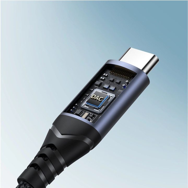 SY C DAC adapteris su 3,5 mm mini lizdu - juodas