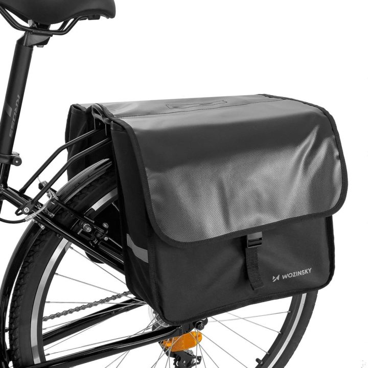 dviračių dėtuvė dviguba 28 l juoda (WBB34BK)