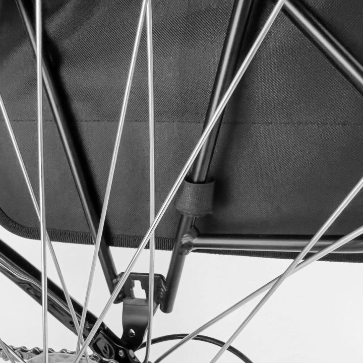 dviračių dėtuvė dviguba 28 l juoda (WBB34BK)