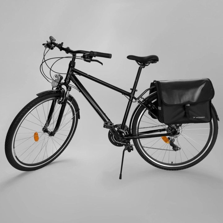 dviračių dėtuvė dviguba 28 l juoda (WBB34BK)