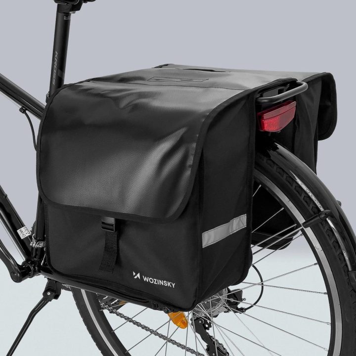dviračių dėtuvė dviguba 28 l juoda (WBB34BK)