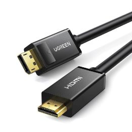 DisplayPort - HDMI kabelis DP101 4K 3 m - juodas