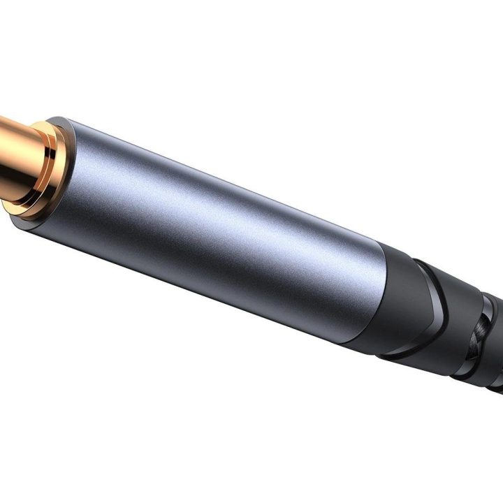 stereofoninis garso kabelis AUX 3,5 mm mini lizdas - Lightning , skirtas iPhone iPad , 1,2 m, juodas (SY-A06)