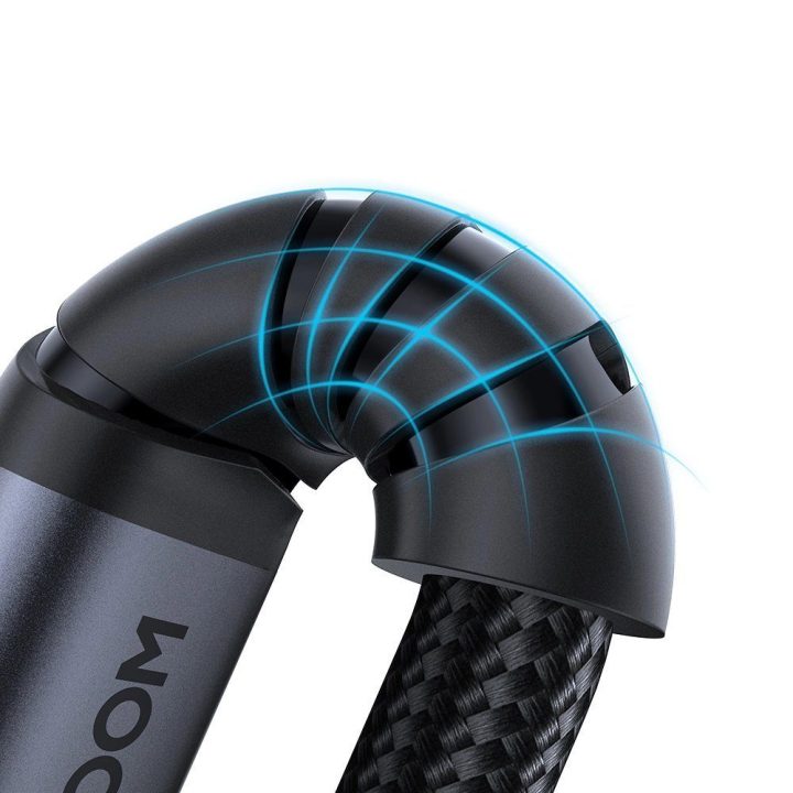 stereofoninis garso kabelis AUX 3,5 mm mini lizdas 1,2 m juodas (SY-A08)