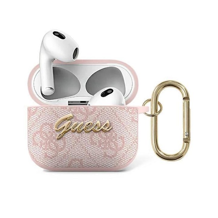 AirPods 3 dangtelis Guess GUA34GSMP rausvas