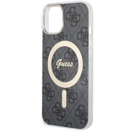 Guess 4G MagSafe dėklas iPhone 14 - juodas