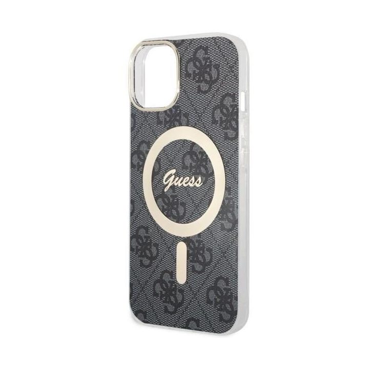 Guess 4G MagSafe dėklas iPhone 14 - juodas