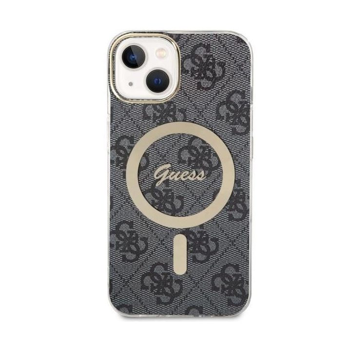 Guess 4G MagSafe dėklas iPhone 14 - juodas
