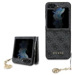 Guess 4G Charms Collection dėklas Samsung Galaxy Z Flip 5 - pilkas