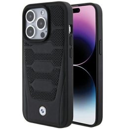 iPhone 15 Pro Max - juodas BMW odinis sėdynių modelio dėklas