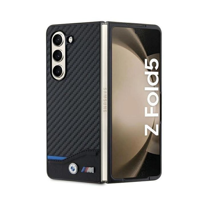Samsung Galaxy Z Fold 5 - juodas BMW odinis anglies dvideginio dėklas