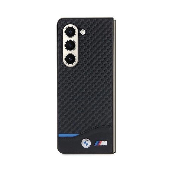 Samsung Galaxy Z Fold 5 - juodas BMW odinis anglies dvideginio dėklas