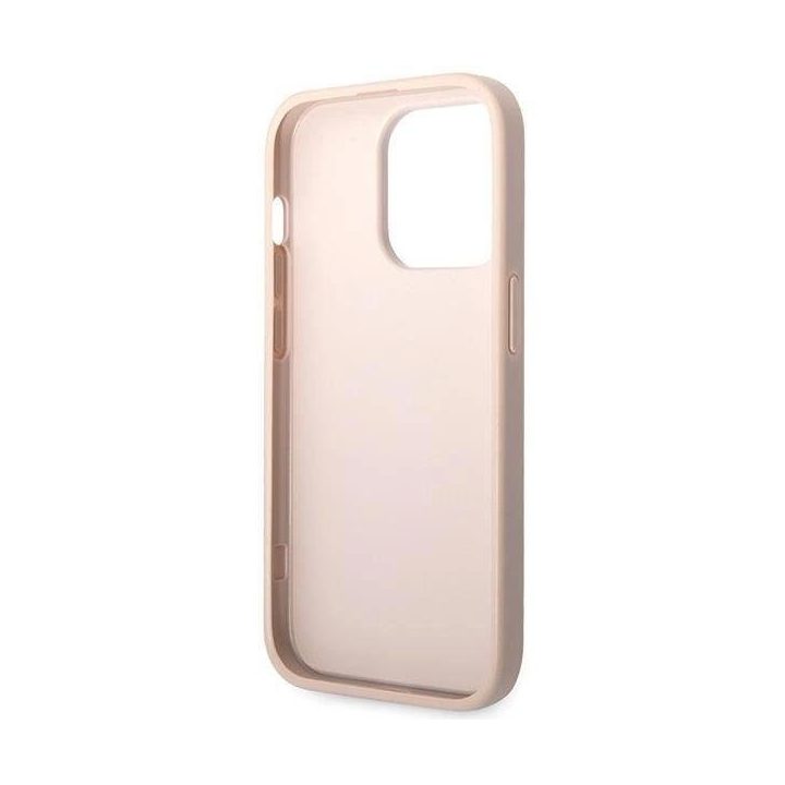 iPhone 15 Pro - rožinis Guess 4G Big Metal Logo dėklas